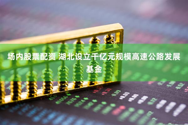 场内股票配资 湖北设立千亿元规模高速公路发展基金
